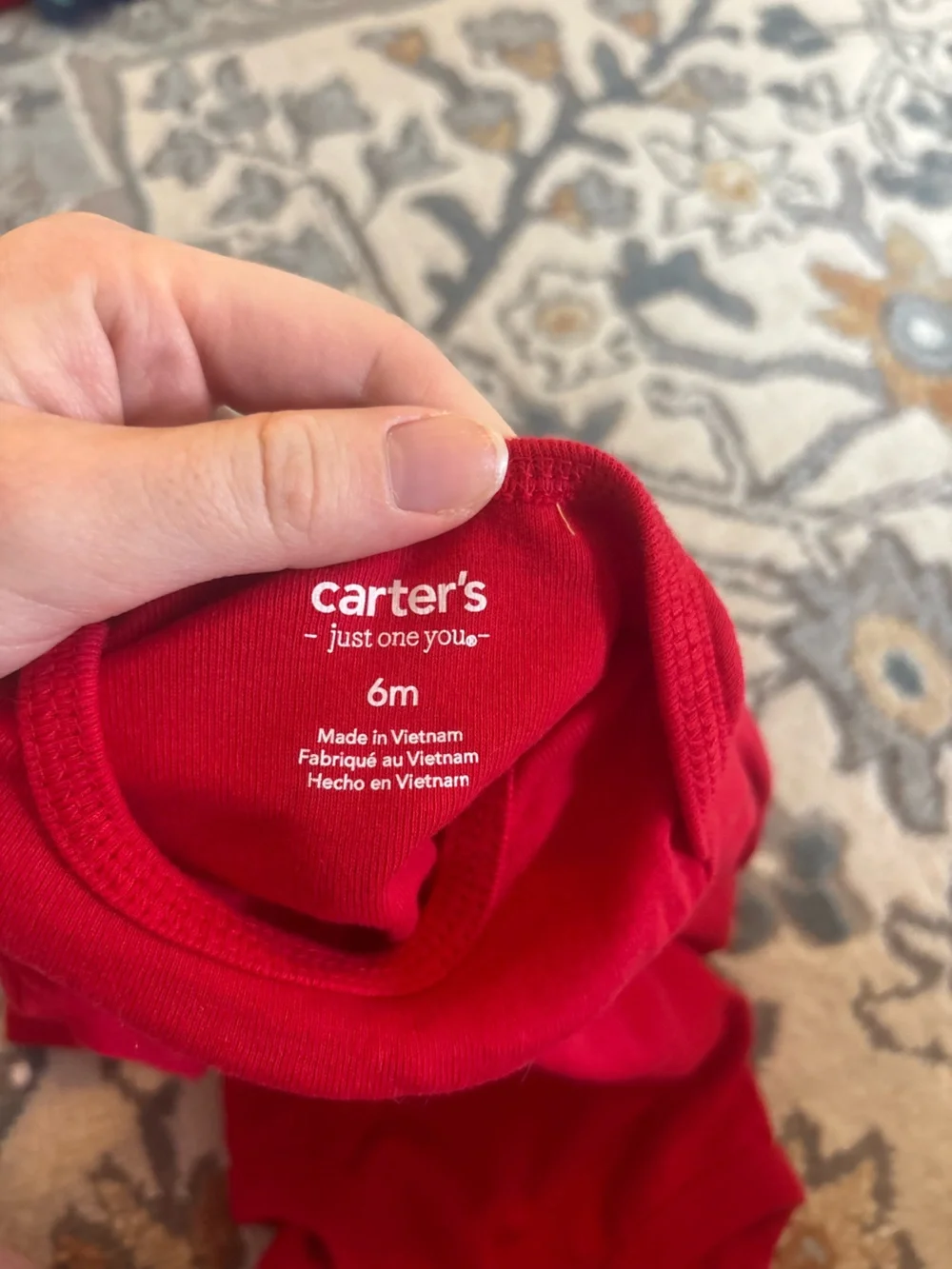 Carters bright red